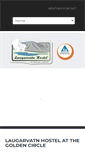 Mobile Screenshot of laugarvatnhostel.is